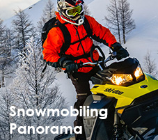 Snomobiling Panorama