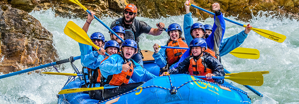 Raft in Banff